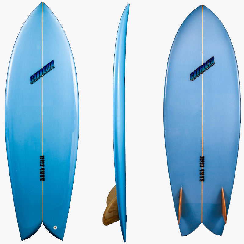 Real Fish Classic fish model surfboard – Carrozza Surfboards