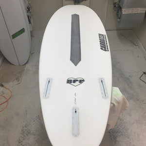 stringerless eps epoxy short board with carbon strip