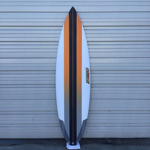 high performance round tail surfboard