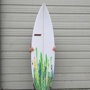 custom artwork round tail surfboard heater model